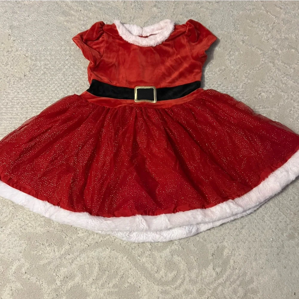 Christmas Red Santa Mrs. Clause Dress for Kids - Picture 3 of 5